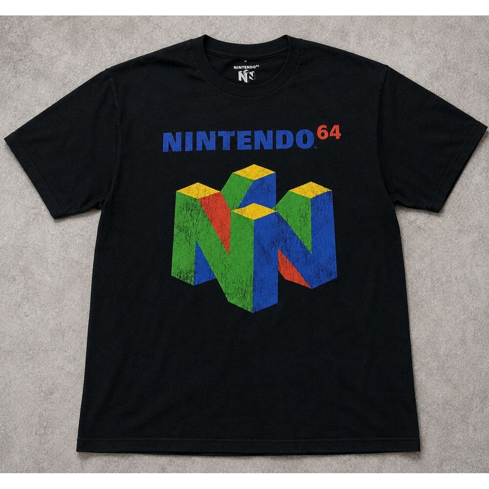 Nintendo 64 N64 T Shirt Mens M Black Retro Gaming Logo Graphic Tee 2020